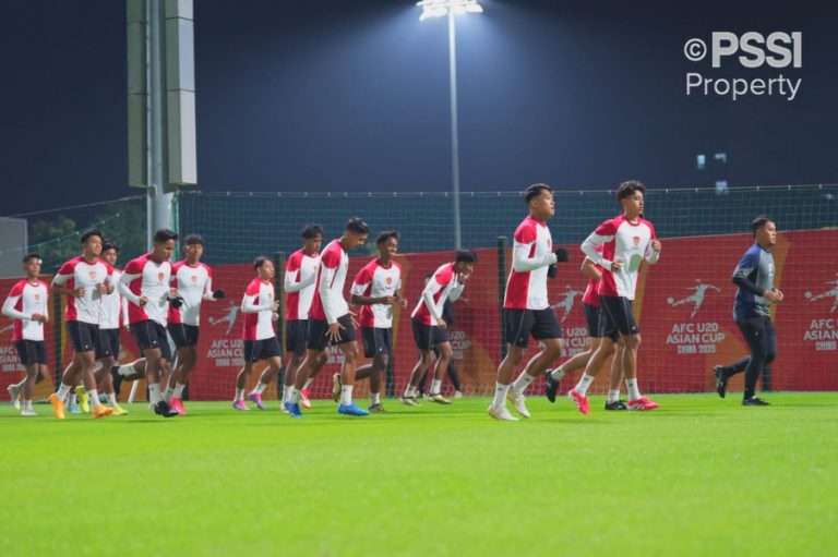Garuda Muda Matangkan Game Plan pada Latihan Perdana di Tiongkok Jelang Piala Asia U-20 2025