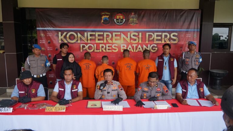 Polres Batang Bongkar Modus Curanak Sapi Lewat Tol, Pelaku Gunakan Pikap Sewaan