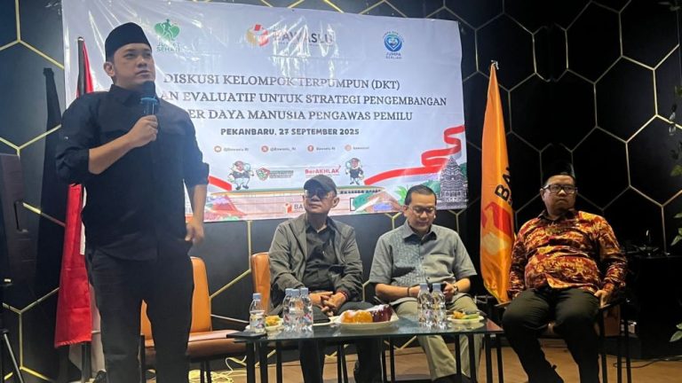 Bawaslu Riau Dorong Penguatan SDM Pengawas Pemilu